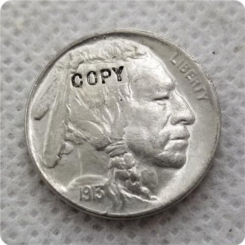 USA 1913-S,D BUFFALO NICKEL type 2 Copy Coin commemorative coins-replica coins medal coins collectibles