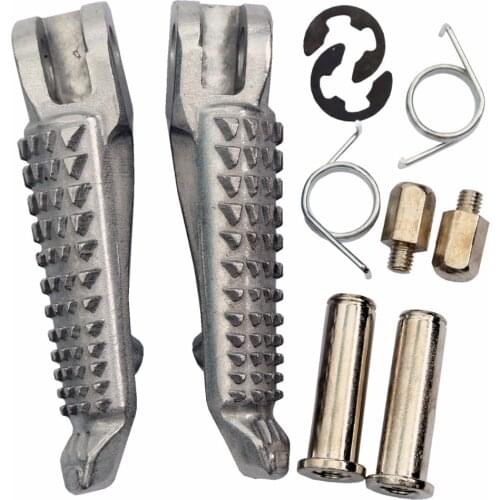 Motorcycle Front Foot Pegs for Kawasaki Z750 Z750S 2004-2011 Z1000 2003-2013 Z1000SX 2011-2013 Footrest Pedals FootPegs