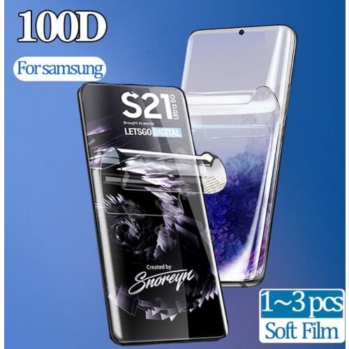 S21 plus verre , s20 Screen Protector s20 + galaxy s21 Hydrogel Film For Samsung S21 note20 Protective Film galaxy s21 not glass