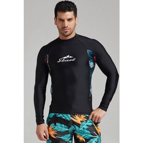 Sea 2020 long sleeves swimwear rashguard surf clothing diving suits shirt swim suit spearfishing kitesurf men rash guard