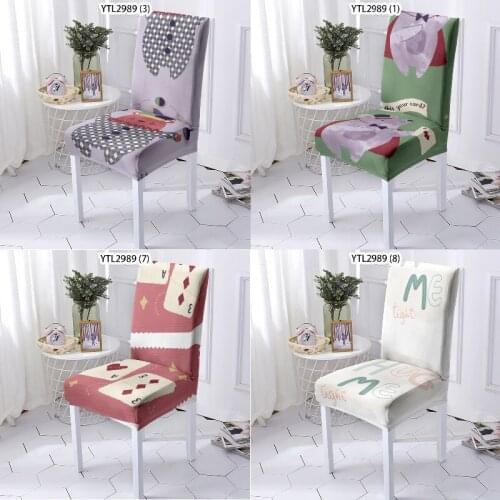 Cartoon animals Folding chair Armchair Computer armchair Home Covers chairs home chair cover Seat covers Dining chairs chairs