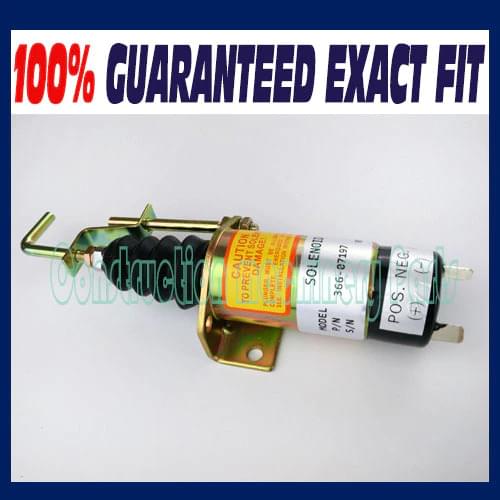 Fuel Shut down solenoid ,Diesel Stop Solenoid 366-07197 Synchro Start 1502 12V SA-3405-T,SA-3405T