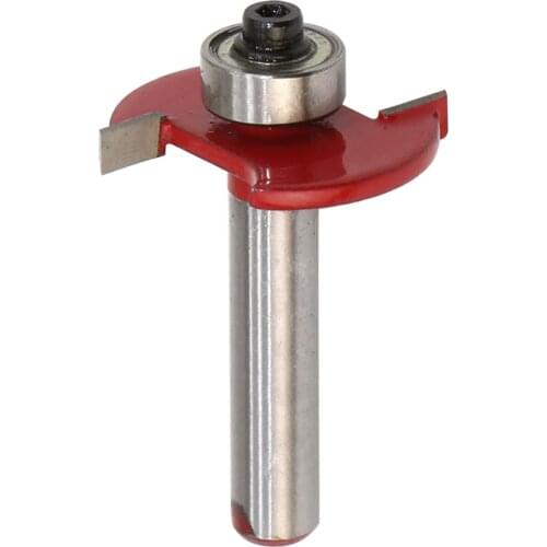 8mm Shank T Type Biscuit Jointing Slotting Cutter T Slot Joint Wood Router Bit with Bearing Milling Cutters for Wood
