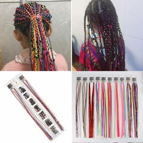 5-100pcs/lot Kid Women Girl Female Bohemia Style womens Hair Accessories Handmade Ribbon Woven Rope Braided Hair Headdress