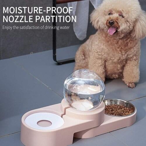 1.8L Dog&Cat Pet Drinking Fountain Feeder Dog Bowl Automatic Automatic Pet Feeder Puppy Plastic Drinking Cat Bottle Supply