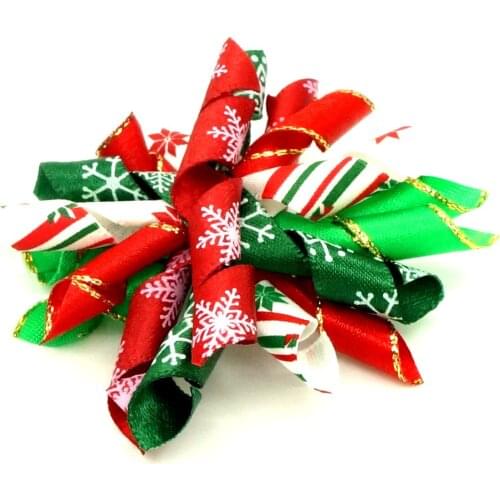 2pcs/lot Dog Hair Accessories Christmas Series Pet Accessories Dog Headdress Pet Rubber Band Hair Accessories cat accessories