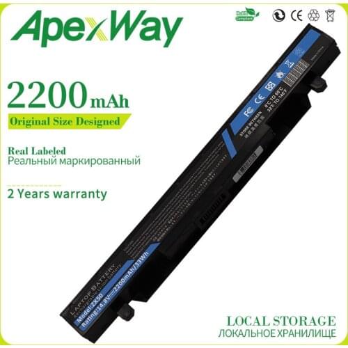 Apexway 14.8V A41N1424 New Laptop Battery for ASUS ROG ZX50 ZX50J ZX50JX ZX50V ZX50VW GL552 GL552VW GL552J GL552JX GL552V