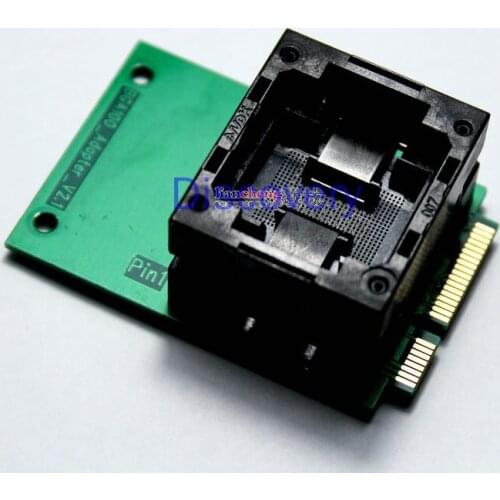 BGA100 Push-down Shrapnel to Msata Test Socket 4CE NAND Flash Test Socket