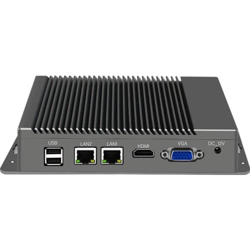 BKHD G40-2L-2C Mini PC N2810 N2840 N2930 J1900 Dual LAN VGA HDMI DC For Business Personal Education Industrial Office Vedios