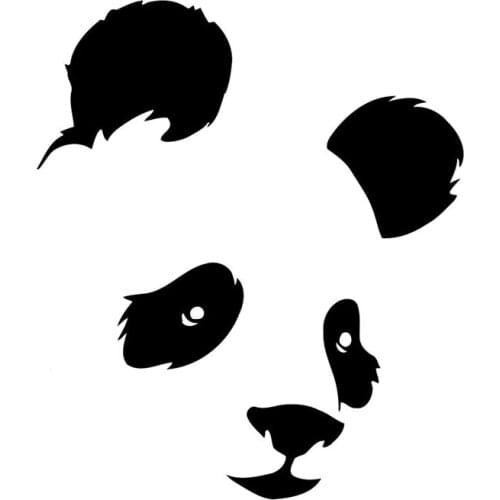 Fuzhen Boutique Decals Exterior Accessories Panda Bear Animal Car Styling Motorcycle Decor Car Sticker Waterproof Vinyl Decal