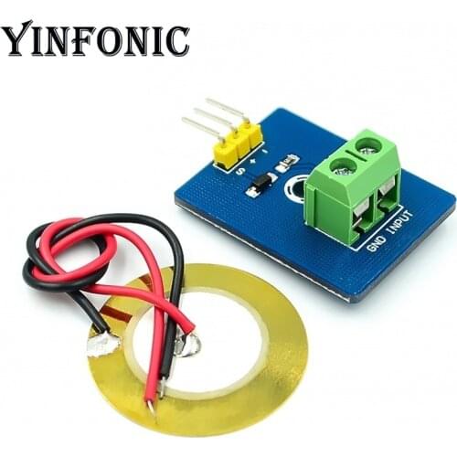 Drum Simulate Piezoelectric Sensor Analog Ceramic Vibration Sensor Module Piezoelectricity For Arduino DIY KIT