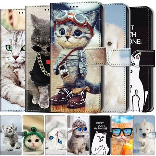 Cute Cat Animal Pattern Phone Case For Xiaomi POCO M3 X3 NFC Mi 10T Lite 5G Redmi Note 8 Pro 8T 9T 7 7A 8 8A 9A 9C 9 Power Cover