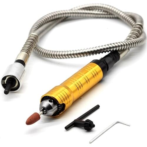 Engraver Flexible Shaft 6mm Flex Shaft Handpiece Power Tool Electric Drill Handle Chuck Separate Mini Grinder Accessories