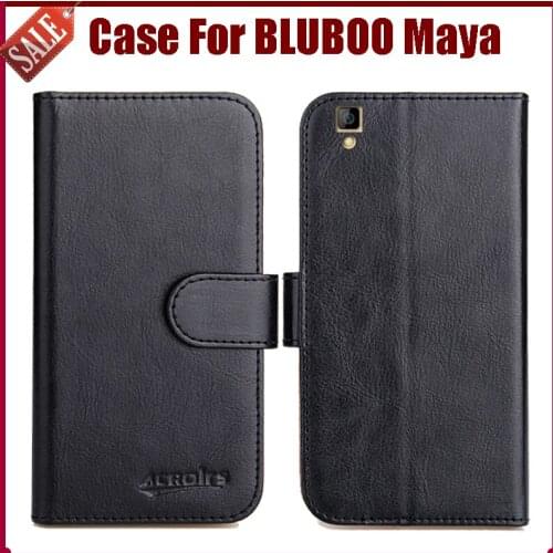 Hot sale! BLUBOO Maya Case,6 Colors High Quality Fashion Flip Leather Protective Case For BLUBOO Maya Cover Phone Bag