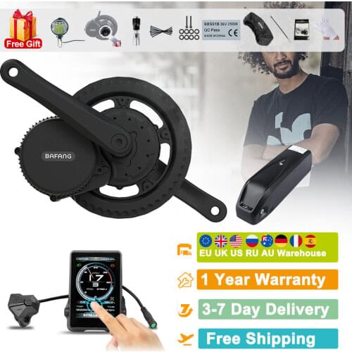 Mid Motor Kits 48V 500W Bafang E-BIKE Conversion Crank Drive Brushless Ebike BBS02 BBS02B 8FUN Motor Electric Bicycle Parts