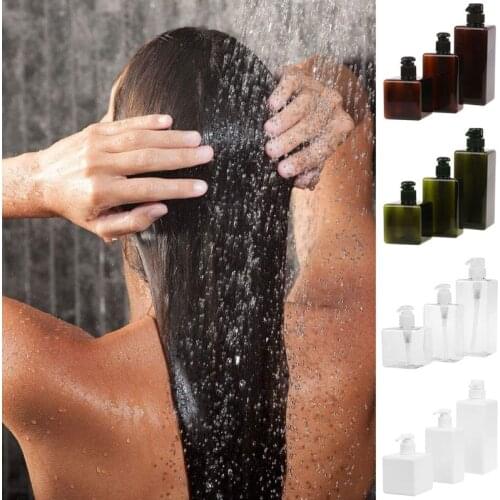 Lotion Container Large Pump Plastic Shampoo Bottle Refillable Travel Bottle