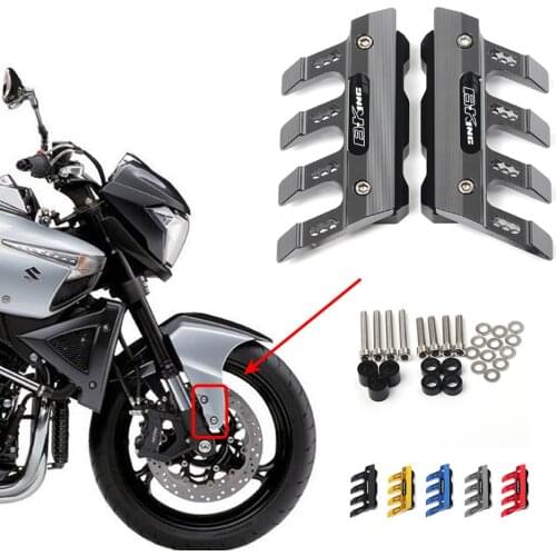 Motorcycle Front Fender Side Protection Guard Mudguard Sliders For SUZUKI B-KING Bking Accessories universal