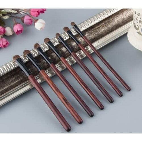 Anmor 7PCS/set Eye Shadow Makeup Brushes Set Pony Hair Wood Handle Blending Shader Highlighter Concealer Brush Make Up Tools