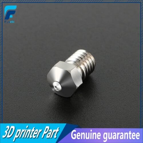 Titanium Alloy E3D Sapphire Nozzle V6 1.75mm Nozzles 0.4mm Fit PETG ABS PET PEEK NYLON High Temperature For PRUSA I3 MK3/LulzBot