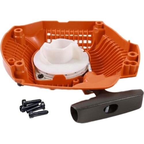 Starter Chainsaw Recoil Start Assembly For Husqvarna 435 435E Replace With Screw Garden Tool Parts Trimmer Lwan mower Supplies
