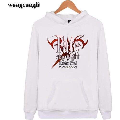 Anime Fate Stay Night hoodies Anime sweatshirt Men/Women Harajuku hoodie Boy/girl sweatshirts Casual Clothes Oversized