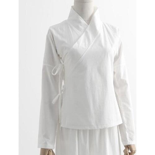 Traditional Chinese Ancient Underwear Women Shirt Cotton Top Hanfu