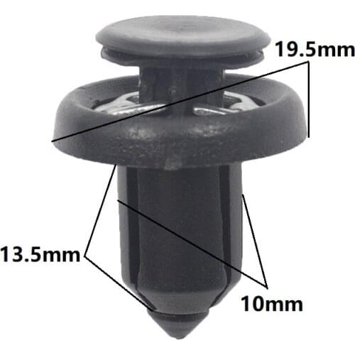 High quality POM Auto Vehicle Car Bumper Clips Retainer Panel Fender liner Fastener Rivet For Honda Civic CRV Accord Odyssey