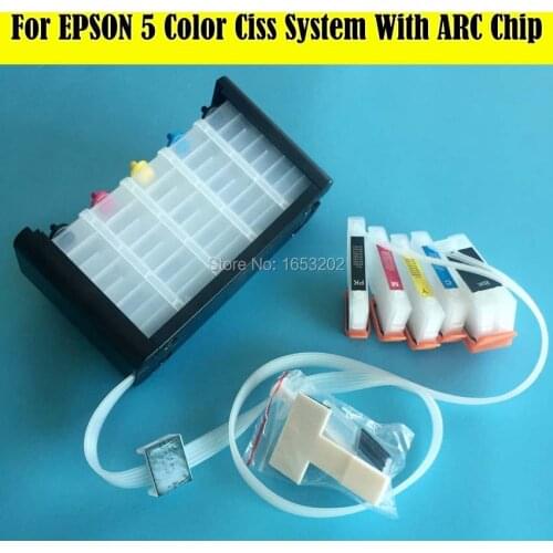 1 Set High Quality T2730 273 T2734 Continuous Ink Supply System For EPSON XP-510 XP-520 XP-620 XP-800 XP-820 XP-600 Printer
