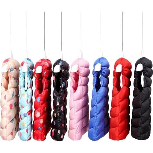 18M-7TChildren Warm Vests Winter Kids Boys Girls Candy Color Cartoon Dot Clothes For Baby Button Cute Waistcoat Outerwear Jacket