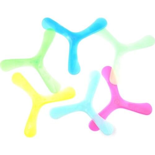 1Pcs Flying Disk Flying Saucer Boomerang Fun Sports Luminous Outdoor Park Special Flying Toys Random Color