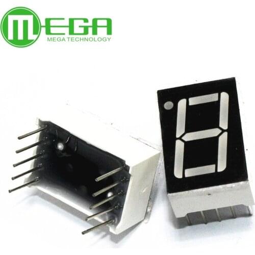 20 PCS 1 Digit 0.56" Red 7 SEGMENT LED DISPLAY COMMON CATHODE