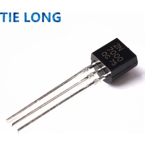 20PCS 2N7000 TO92 Small Signal MOSFET 200 mAmps, 60 Volts N-Channel TO-92 Original and new