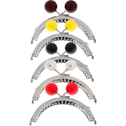 5pcs Antique Iron Metal for Purse Bag Making Frames with Kiss Clasps 8.5cm