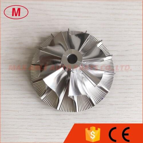 55.83/82.00mm 7+7blades turbo Turbocharger milling/aluminum 2618/billet compressor wheel