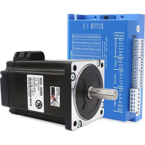 86 high-speed closed-loop stepper motor driver set 4.5NM 8.5NM 12NM hybrid servo HBS86H send three-meter encoder cable