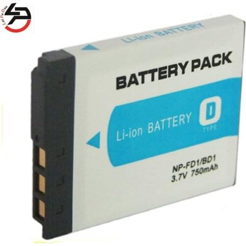 LPD 3.7v 750mah 100% brand new Replacement Camera Battery For Sony NP-BD1 NP-FD1 DSC-T2, DSC-T200, DSC-T300, DSC-T500, DSC-T70