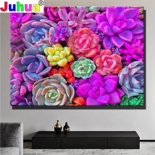 Succulent Flower diamond painting,full,square,round diamond embroidery Sale mosaic diamond diy handwork,Botani,5d Gift,Home Art