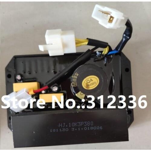 Free shipping HJ.10K3P380 HJ 10K3P380 HJ10K3P380 Three Phase AVR Gasoline Generator 10kW spare parts Automatic Voltage Regulator