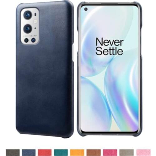 For OnePlus 9 Pro 9E 8T Nord N100 N10 5G Coque Luxury Slim Vegan Leather Business Case For One Plus 8 7T 7 Pro 1+9E Cover Funda