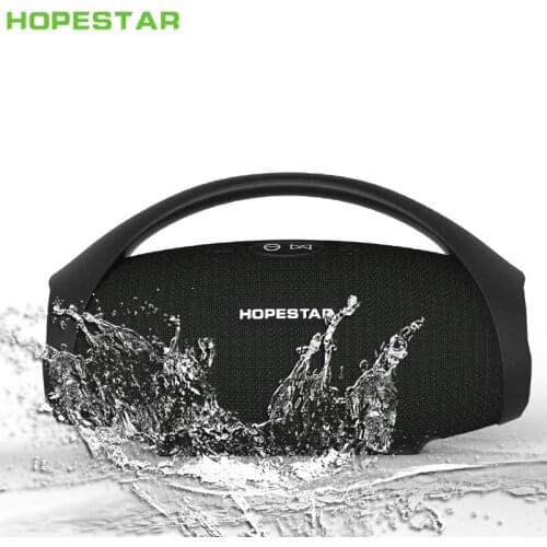HOPESTAR-H32 Portable Bluetooth Speaker Wireless Outdoor Waterproof IPX6 Mini Speakers Big Power 10W Column Boombox Music FM TF
