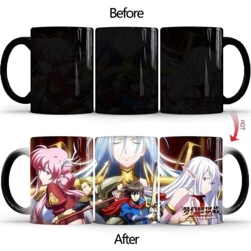 350ml Langrisser Coffee Mug Creative Anime Game Color Change Magic Mug Funny Office Home Ceramic Tea Cup Personalized Gifts