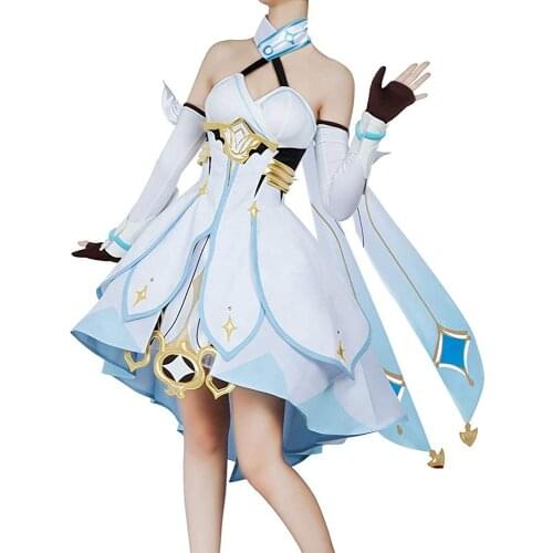 Game Cosplay Genshin Impact Lumines Costume Adult Women Deluxe Halloween Cosplay Outfit Fancy Dress