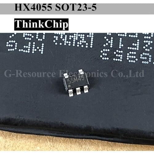 20pcs) HX4055 55M45 SOT23-5 Lithium Battery Charge Management IC