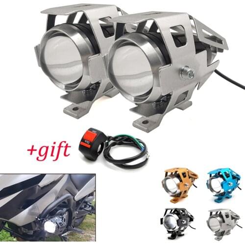Motorcycle LED Headlights U5 Led Spotlight moto light Fog Spotlights 12V For BMW HP2 Enduro K1200R K1200S k 1200 r K1200 S
