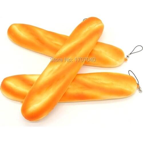 Jumbo 28CM Squishy Loaf Soft Long Bread Scented Hand pillow Play Home Buns Kitchen Baguettes Decor