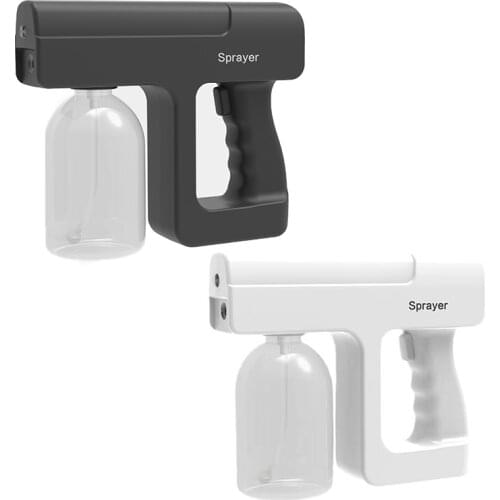 New 300ML Disinfectant Spray Gun Wireless Nano Blue Light Steam Spray Disinfection Sprayer Gun USB Recharge Sanitizing Atomizer