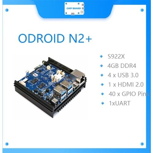 ODROID N2+ with 4GByte RAM For Developers S922X