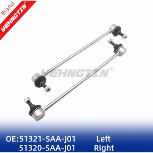 OEM 51320-SAA-J01 51321-SAA-J01 L/R 2PCS Front Stabilizer Link Suspension Sway Bar Ball Joint For FIT JAZZ 2005-2008