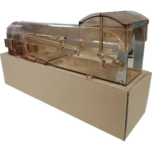 Full Transparent Bait Station Humane Mouse Trap Catch Mice Trap No Kill Rodent Rat Cage