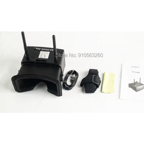 4.3 Inch 480*272 5.8G 48CH Channel Auto-Searching receiver Mini FPV Goggle Built-in battery For FPV Racer Quadcopter Drone